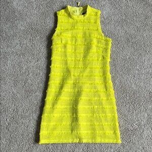 J. Crew Vibrant Yellow Mini Dress